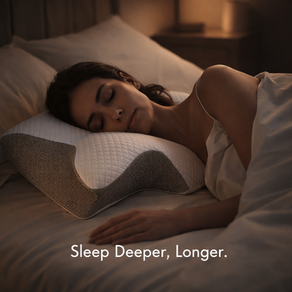 Pillora Restore™ Memory Foam Neck Relief Pillow