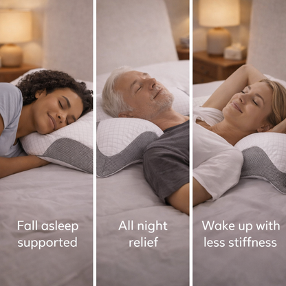 Pillora Restore™ Memory Foam Neck Relief Pillow