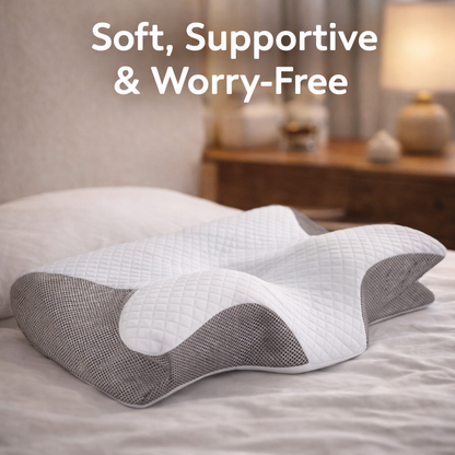 Pillora Restore™ Memory Foam Neck Relief Pillow