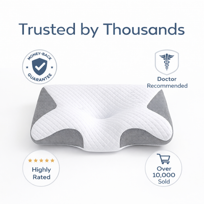 Pillora Restore™ Memory Foam Neck Relief Pillow